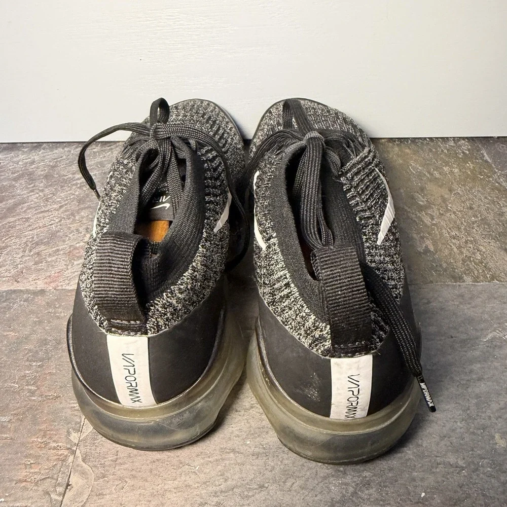 Nike Air Vapormax Flyknit 3 Men US 12 Oreo Black Sneaker AJ6900-002 F2